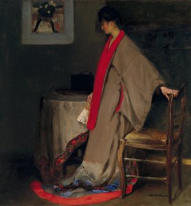 Nuori nainen kimonossa, noin 1901