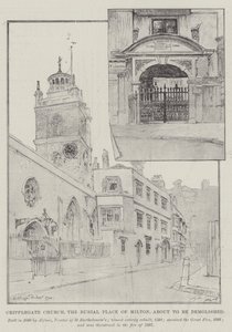 Cripplegate Church, Miltonin hautauspaikka, puretaan pian