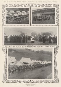 Surrey Imperial Yeomanryn leiri Denbies Parkissa, lähellä Dorkingia