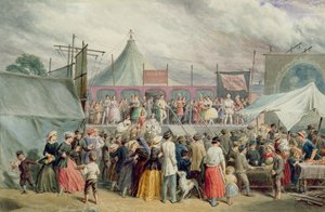 Vierailu sirkuksessa, noin 1885 tekijältä Alfred Hunt