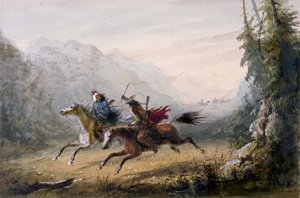 Pako Blackfeetista tekijältä Alfred Jacob Miller