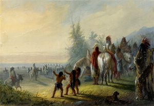 Leirin siirtäminen tekijältä Alfred Jacob Miller