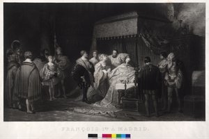 Ranskan kuningas Franz I Madridin vankina Madridissa