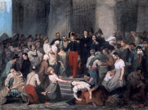Orleansin herttua .. Koleraepidemian aikana, n. 1830