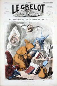 Le Grelot -lehden kansi, numero 40, Satirique en Couleurs -lehden kansi. tekijältä Alfred Le Petit