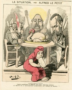 Kansi "" Le Grelot "", numero 47, Satirique en Couleurs tekijältä Alfred Le Petit