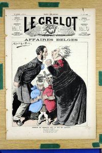 Kansi ""Le Grelot"", numero 697, Satirical in Colors tekijältä Alfred Le Petit
