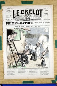Kansi ""Le Grelot"", numero 718, Satirical in Colors tekijältä Alfred Le Petit