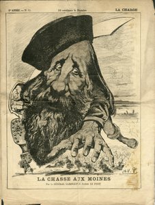Kuvitus Alfred Le Pete (1841-1909) teoksessa La Charge (1870), nro 12 tekijältä Alfred Le Petit