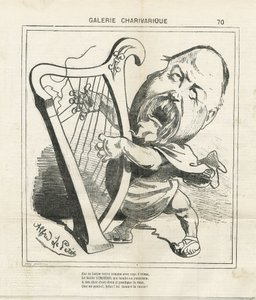 Alfred Le Peten (1841-1909) kuvitus Le Charivari -lehdessä. tekijältä Alfred Le Petit
