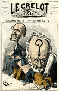 Victor Hugo ja Mies joka nauraa. Karikatyyri