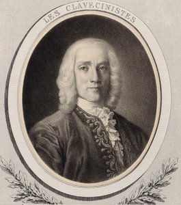 Säveltäjä Domenico Scarlattin muotokuva 1685-1757, n. 1850.