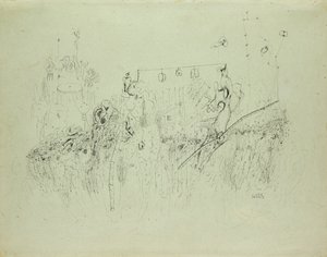 Nimetön, n. 1941-42 (intialainen muste paperille)