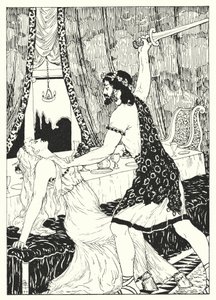 Lucianuksen A True History: Lucian and the Donkey-Legged Woman (kaiverrus).