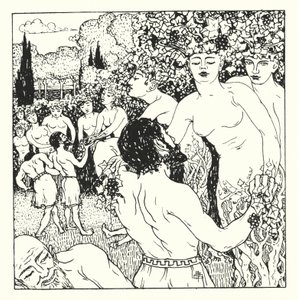 Lucianuksen A True History: Vine-Women (kaiverrus)