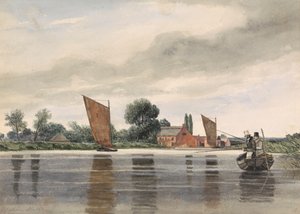Coldham Hall, H. Priest ja C. Turner Angling, 1835