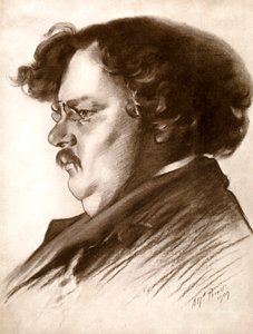 Gilbert Keith Chesterton, englantilainen kirjailija, 1909 1910.