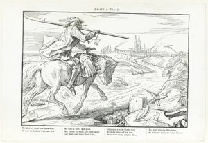 Myös kuoleman tanssi, levy II tekijältä Alfred Rethel