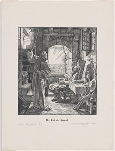 Kuolema ystävänä tekijältä Alfred Rethel