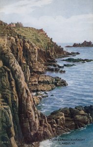 Cliffs and Armored Knight, Lands End tekijältä Alfred Robert Quinton