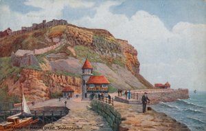Sisäänkäynti Marine Drivelle, Scarborough tekijältä Alfred Robert Quinton