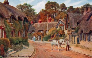 Old Village, Shanklin, Wightin saari tekijältä Alfred Robert Quinton