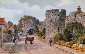 Tenby, seinät ja viisi kaaria tekijältä Alfred Robert Quinton