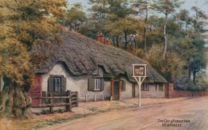 The Cat and the Fiddle Inn, New Forest tekijältä Alfred Robert Quinton