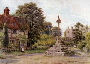 The Cross, East Hagbourne, Berkshire tekijältä Alfred Robert Quinton