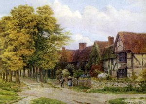 The Priory, Steventon, Berks (väri litho) tekijältä Alfred Robert Quinton
