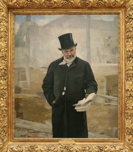 Muotokuva Adolphe Alphandista (1817-1891), 1888 (öljy kankaalle) tekijältä Alfred Roll