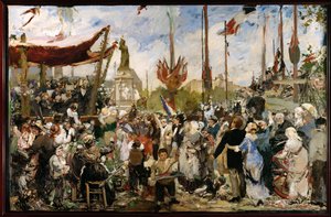 Heinäkuun 14. päivä 1880 (öljyväriluonnos) tekijältä Alfred Roll