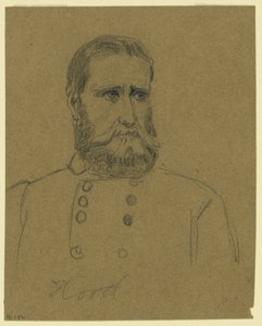 Konfederaation kenraali John Bell Hood tekijältä Alfred Rudolph Waud