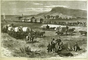 Railroad Building on Great Plains, "Harper