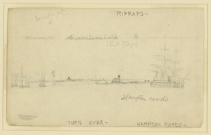 Ripraps. (ja) Hampton Roads tekijältä Alfred Rudolph Waud