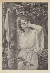 Kaiku, maalaus A Seifert (litho)
