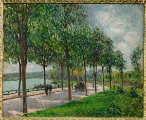 Allee des marroniers tekijältä Alfred Sisley