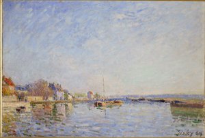 Canal du Loing tekijältä Alfred Sisley