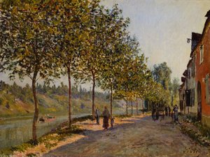 Kesäkuinen aamu Saint-Mammèsissa tekijältä Alfred Sisley