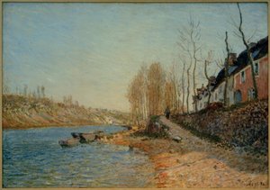 Valkoinen risti Saint-Mammèsissa tekijältä Alfred Sisley