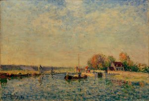 Loingin kanava tekijältä Alfred Sisley