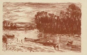 Loing lähellä St. Mammèsia tekijältä Alfred Sisley