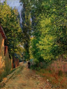 Louveciennesin ympäristö tekijältä Alfred Sisley