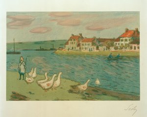 Les Oies tekijältä Alfred Sisley