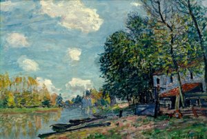 Moret – Bords du Loing tekijältä Alfred Sisley