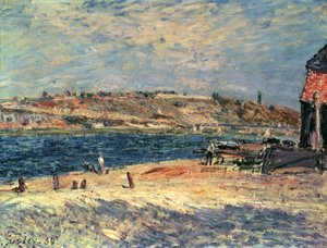Saint-Mammesin jokirannat tekijältä Alfred Sisley