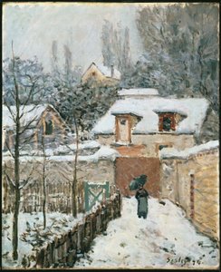 Lunta Louveciennesissä tekijältä Alfred Sisley