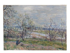 Kevät Veneux-Nadonissa, 1882 tekijältä Alfred Sisley
