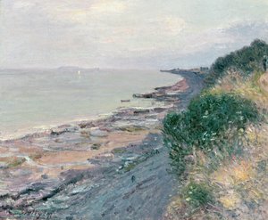 Penarthin kallio, ilta, laskuvesi tekijältä Alfred Sisley