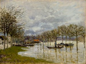 Huonekalut ja erilaiset esineet 1100- ja 1300-luvuilta tekijältä Alfred Sisley